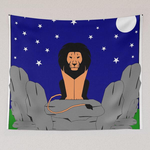 Item preview, Simba the Lion gazing designed and sold by Madhu2802.