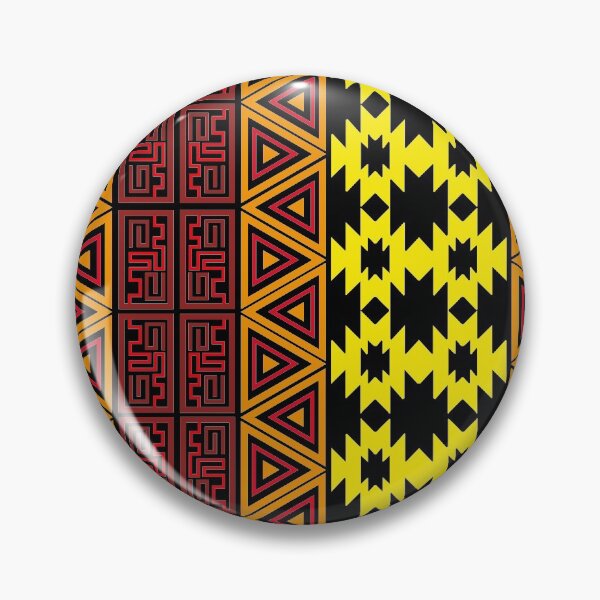 Item preview, Aztec Pattern Design 2 fire red designed and sold by Jake Purcell.