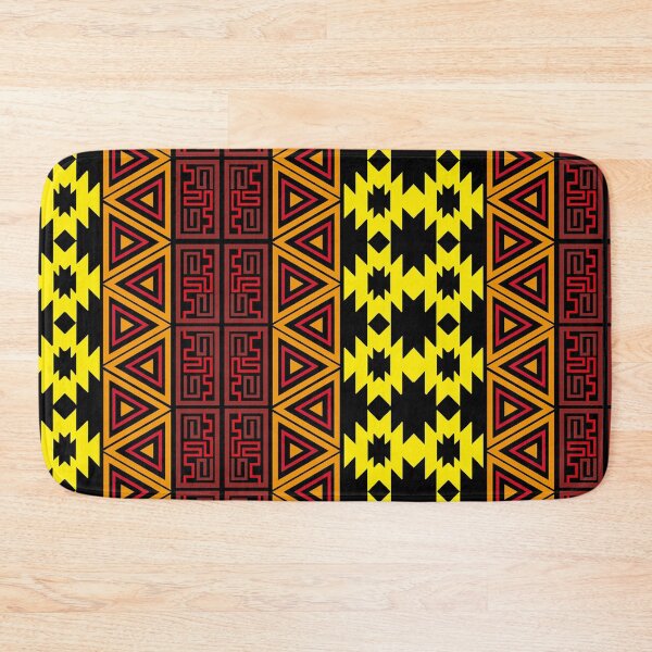 Item preview, Aztec Pattern Design 2 fire red designed and sold by Jake Purcell.