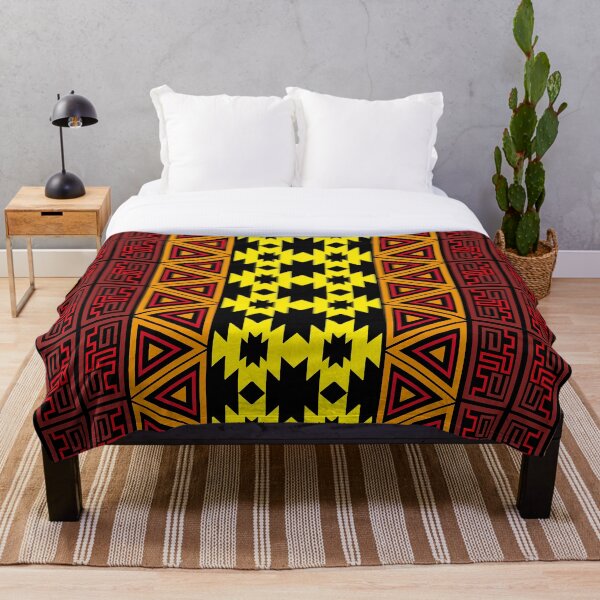 Item preview, Aztec Pattern Design 2 fire red designed and sold by Jake Purcell.