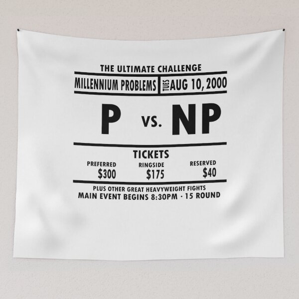Item preview,  Computer scientists and nerds who tackle the Millennium Problem P vs. Know NP. Here in a cool boxing match design.





































































 designed and sold by LeMuesch.