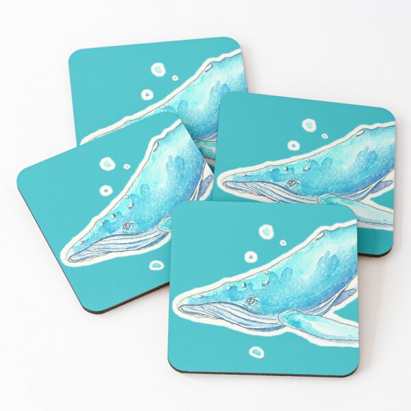 Item preview, Roger - Watercolor Whale designed and sold by Elena Casiglio.