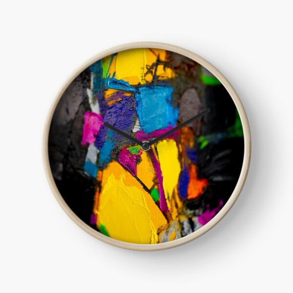 Painting Detail Design 1 Clock