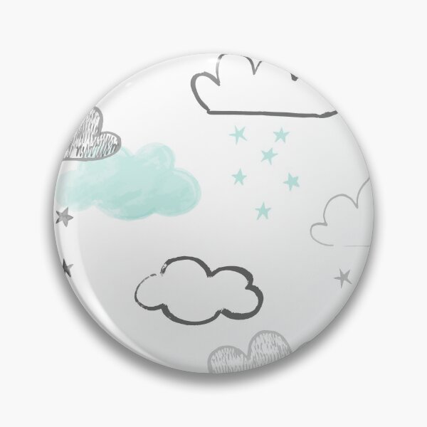 Item preview, Hand painted flaky clouds designed and sold by Rama Geeves.