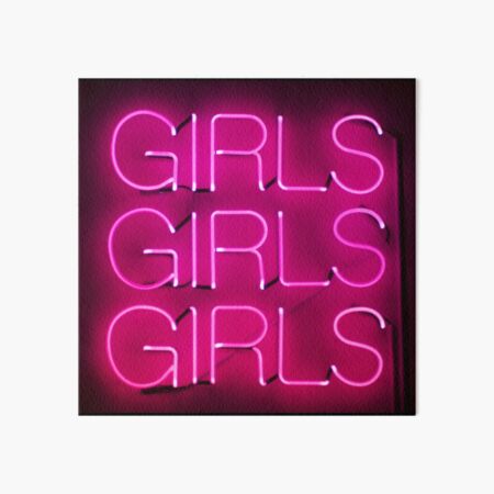 Girls Girls Girls Art Board Print