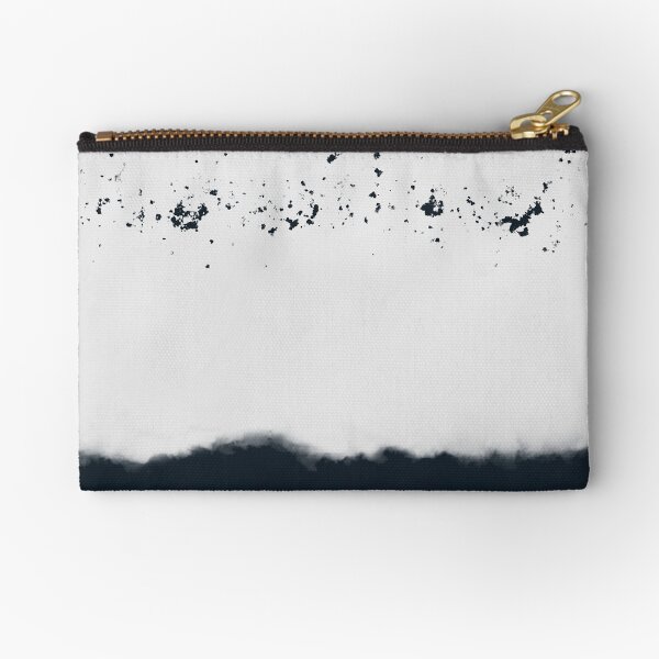 Item preview, Modern Black and White Minimalist Abstract Splatter  designed and sold by kasamor.
