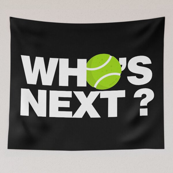 Item preview, Who is Next I am waiting on Tennis Court designed and sold by elhefe.
