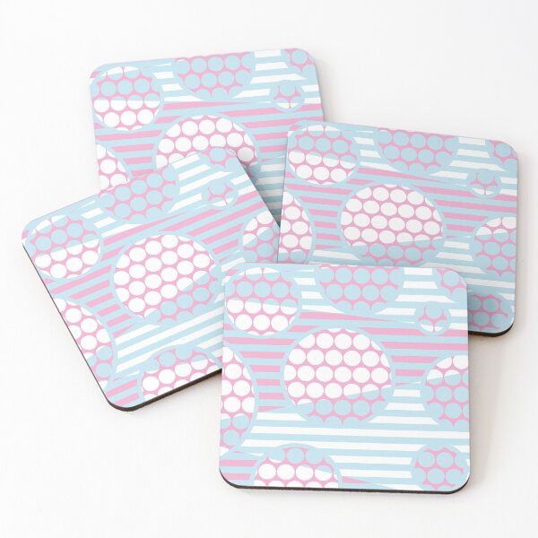 Item preview, Spots and Stripes Colour Block Pattern Pastel designed and sold by forfun-art.