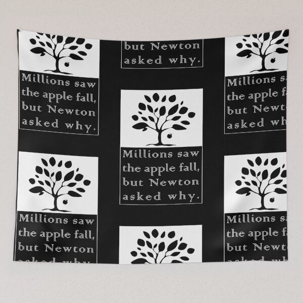 Item preview, newton asked why designed and sold by designMarks.