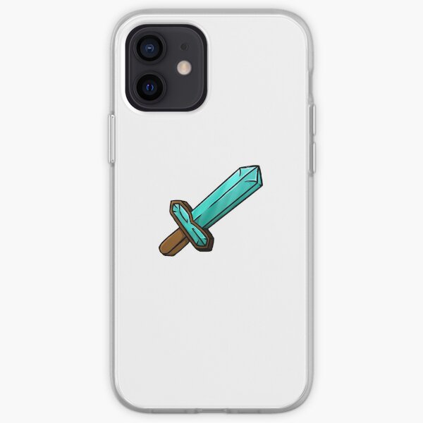 Minecraft Diamond Sword iPhone Soft Case