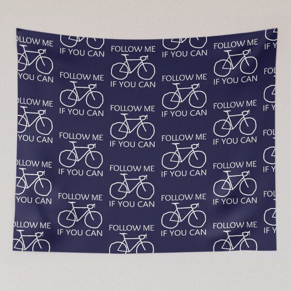 Item preview, FOLLOW ME IF YOU CAN - RACING BIKE RACER designed and sold by drbozzo.