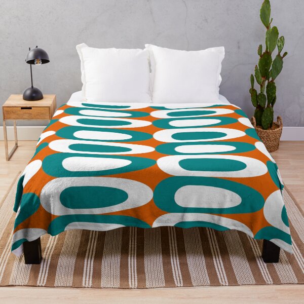 Item preview, Mid century modern abstract geometric color concept pattern designed and sold by likebakerdo.
