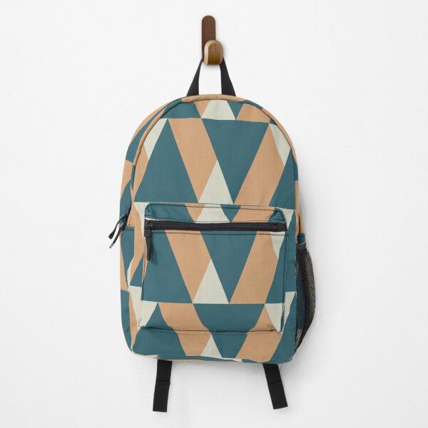 Item preview, Peach & Teal Triangles designed and sold by TheOrangeCactus.