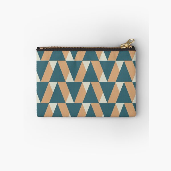 Item preview, Peach & Teal Triangles designed and sold by TheOrangeCactus.