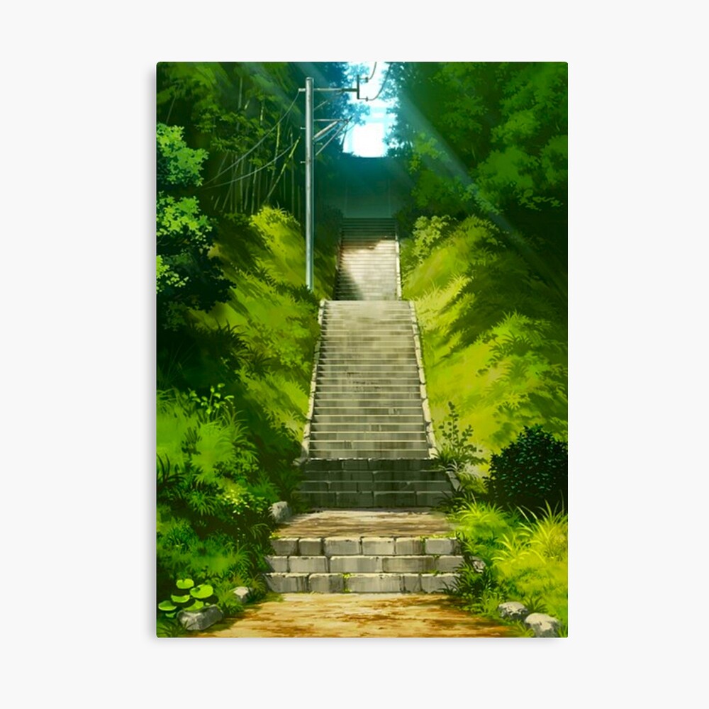 Anime Stairs HD Wallpaper