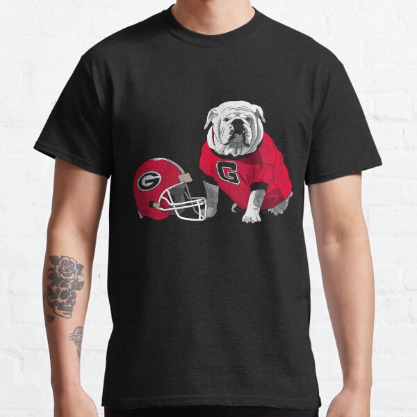 UGA Bulldog with Helmet Classic T-Shirt