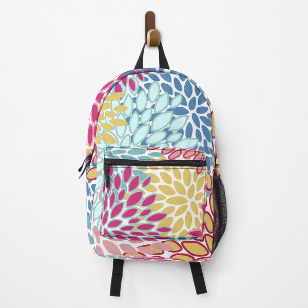 Item preview, Floral Prints, Pink, Blue, Teal, Yellow, Colourful Prints designed and sold by meggydesigns.