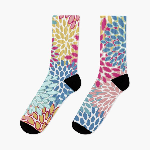 Item preview, Floral Prints, Pink, Blue, Teal, Yellow, Colourful Prints designed and sold by meggydesigns.