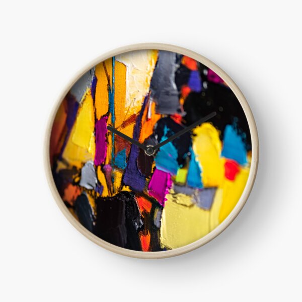 Painting Detail Design 4 Clock