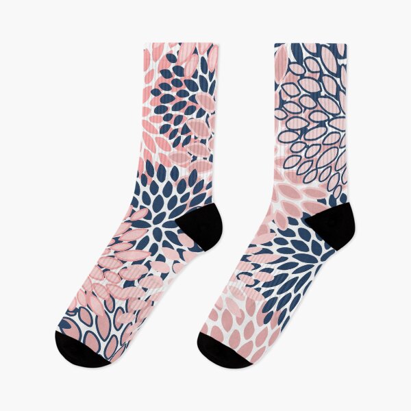 Item preview, Floral Prints, Pink and Blue, Colourful Prints designed and sold by meggydesigns.
