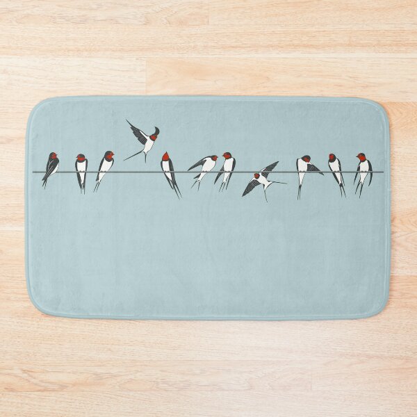 Item preview, Swallows on a line designed and sold by erinpbo.