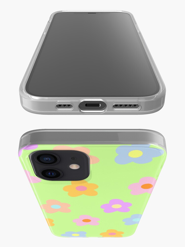Alternate view of pastel 5-petal flowers iPhone Case & Cover