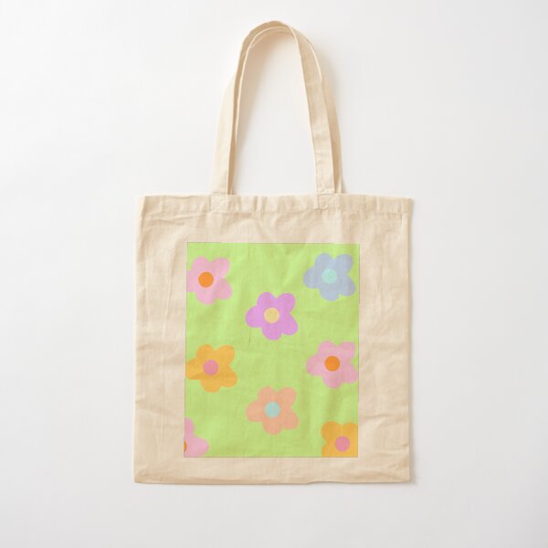 fleurs pastel à 5 pétales Tote bag classique