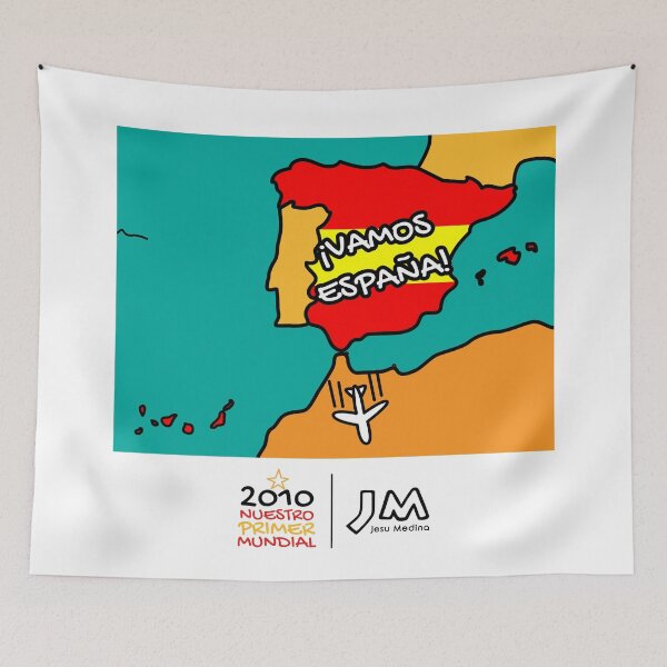 Item preview, Let's Go Spain - Map of Spain - World Cup 2010 designed and sold by jesumedina.