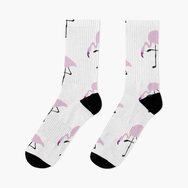 Item preview, Flamingo cute animal standing on one leg designed and sold by drbozzo.