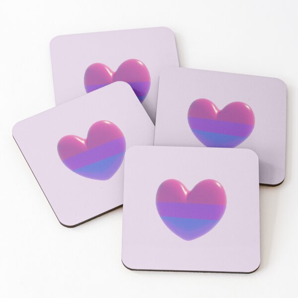 Item preview, Bisexual Flag Heart  designed and sold by mooboo24.