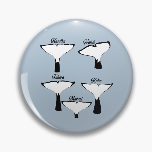 Item preview, KASATKA family tail flukes designed and sold by Animaldesigns24.