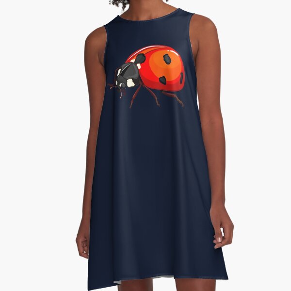 red and white ladybug dress