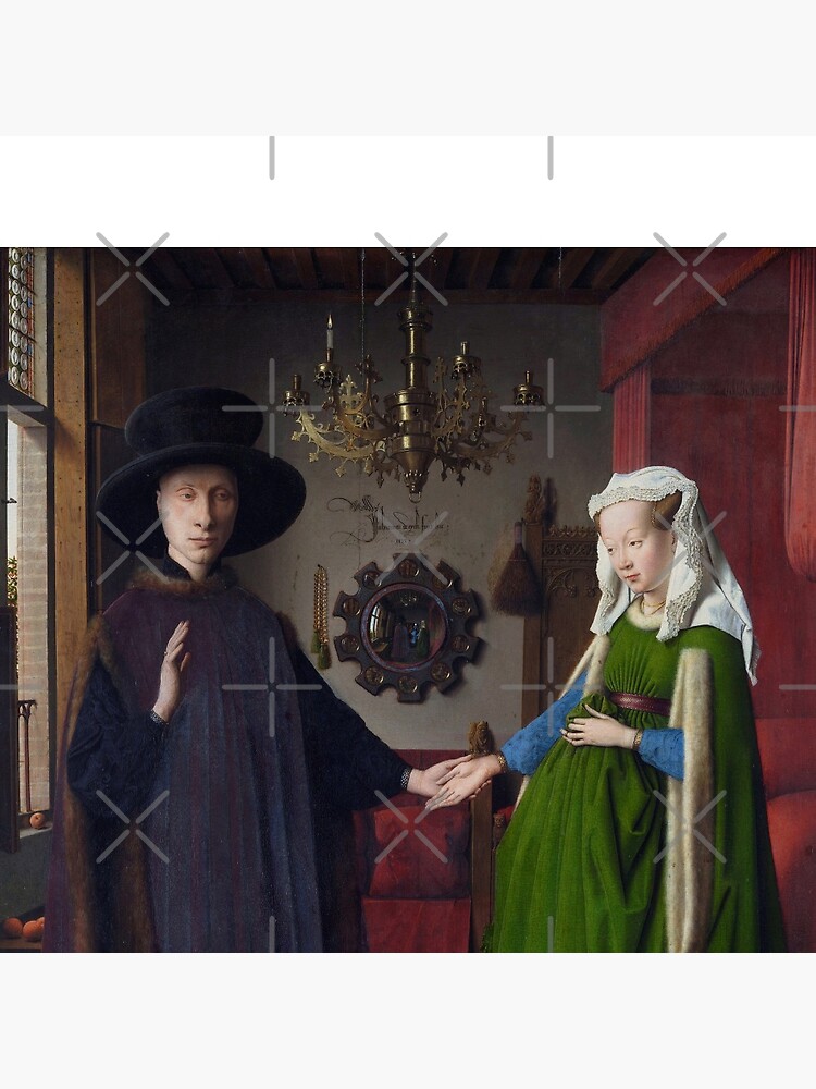 "Jan Van Eyck: Arnolfini Portrait, World's Most Famous Paintings" Pin ...