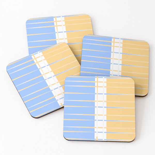 Item preview, Multicolor blue yellow white designed and sold by Abstractlara.