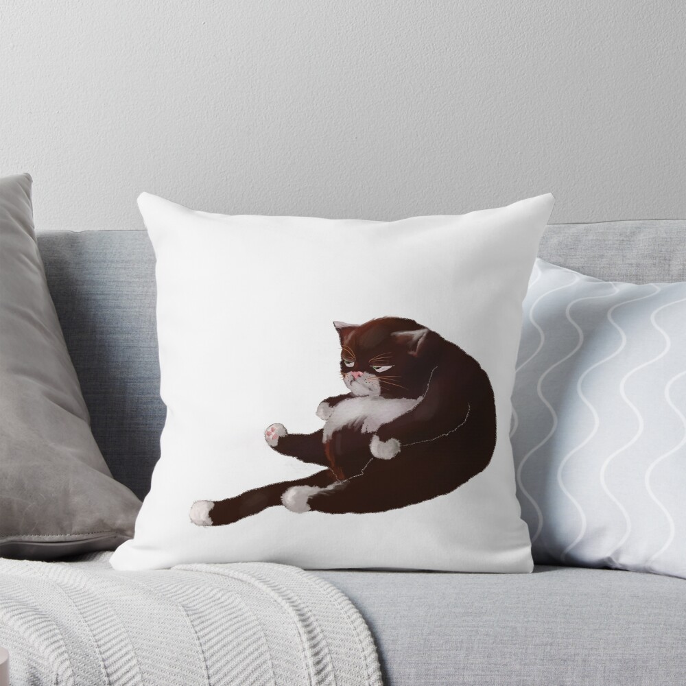 Item preview, Throw Pillow designed and sold by RainbowStudio.