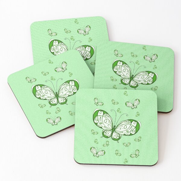 Item preview, Green Butterflies fantasy design  designed and sold by LoneAngel.