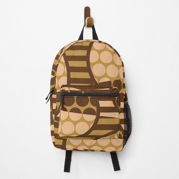 Item preview, Spots and Stripes Colour Block Pattern Coffee designed and sold by forfun-art.