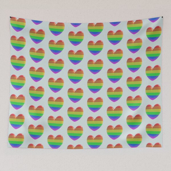 Item preview, LGBTQ+ Flag Heart  designed and sold by mooboo24.