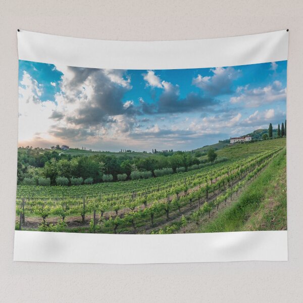 Item preview, Spring stormy sunset in the vineyards of Collio Friulano, Friuli-Venezia Giulia, Italy designed and sold by zakaz86.