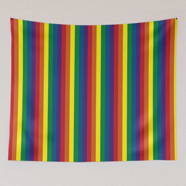 Item preview, Vertical Pride Rainbow Flag designed and sold by AfterJune.