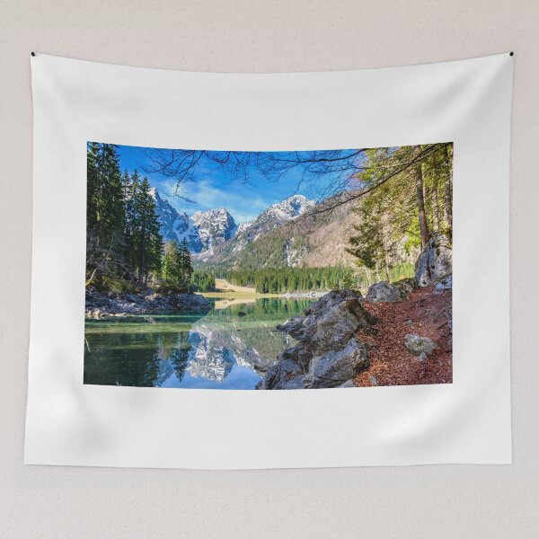 Item preview, Spring morning at the alpine lake designed and sold by zakaz86.