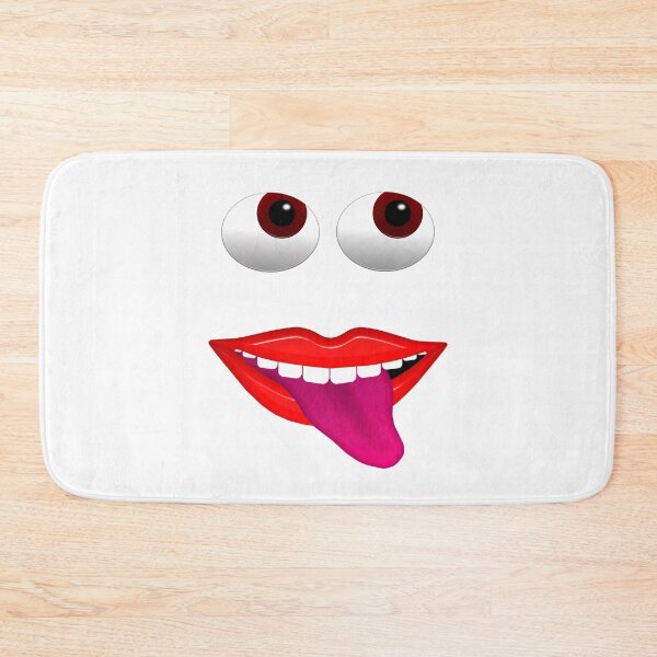 Item preview, Smiling Mouth With Tongue Out and Brown Eyes designed and sold by MarkUK97.