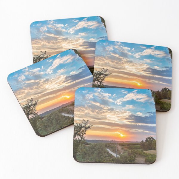 Item preview, Sunset in the vineyards of Rosazzo after the storm designed and sold by zakaz86.