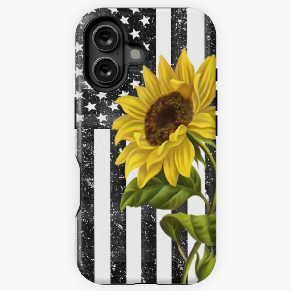Item preview, American Flag with Sunflower designed and sold by kylierohm727.