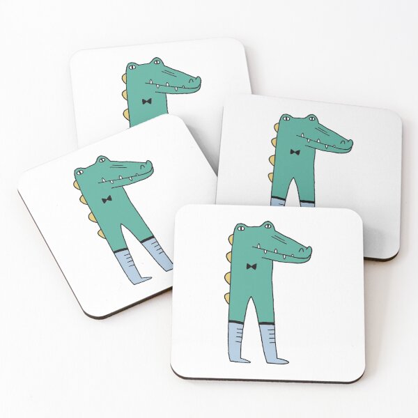 Item preview, Bowtie Croc in Green/Yellow/Blue designed and sold by cosmicmouse.