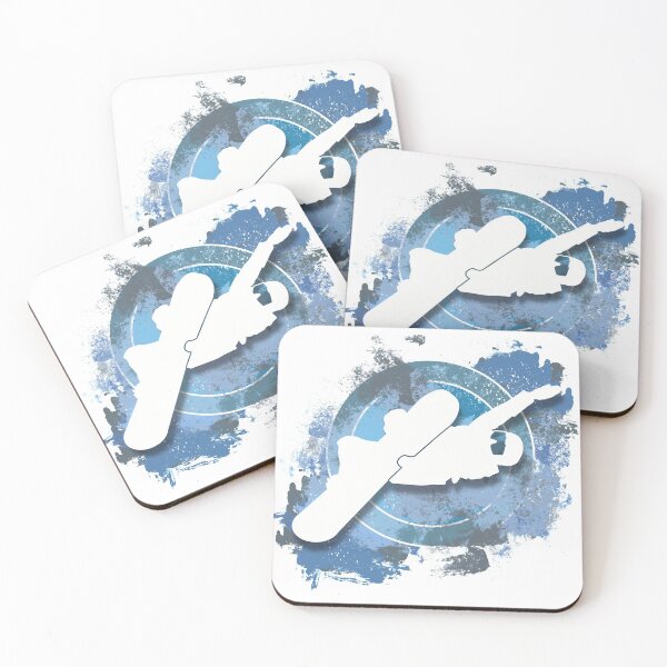 Item preview, Blue Freestyle Snowboarder designed and sold by FatSlugDesigns.