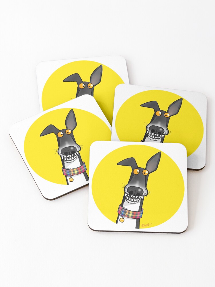 Thumbnail 1 of 5, Coasters (Set of 4), Teefs! designed and sold by RichSkipworth.