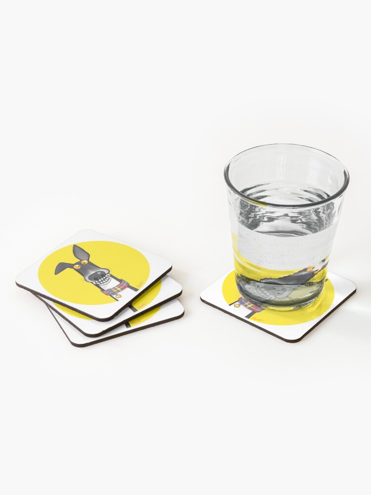 Thumbnail 2 of 5, Coasters (Set of 4), Teefs! designed and sold by RichSkipworth.