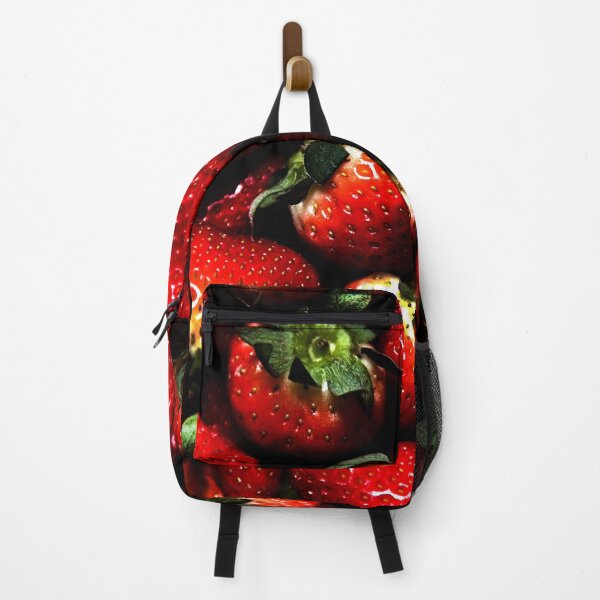 Item preview, VEG 016-Strawberries •Things for personal use and gifts / Theme: Vegan, Veggie, Vegetarian, Vegetables, Fruity, Naturism•    designed and sold by •GOLDENGENES •.