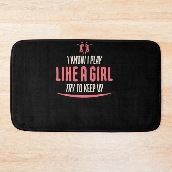 Item preview, I Know I Play Like A Girl Badminton Player Gift designed and sold by jeffded.